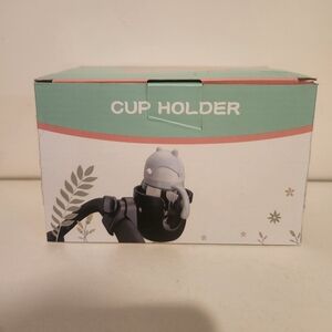 Brand New Universal Attachable Black Cup Holder